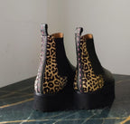 CHELSEA BOOTS LEOPARD PRINT