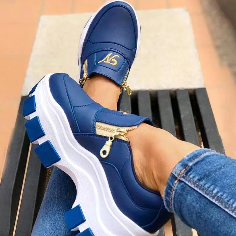 WOMEN SNEAKER AUTUMN ZIPPER